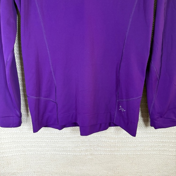 ARC’TERYX purple and blue quarter zip pullover base layer top MEDIUM - Picture 3 of 7